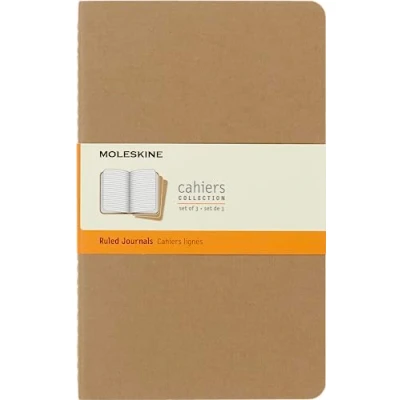 Immagine di MOLESKINE CF3CAHIERJOURNAL L KRAFTBROWN RULED