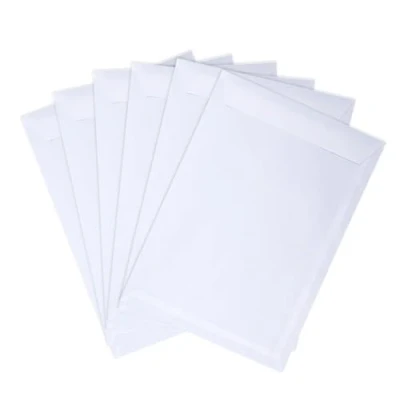 Immagine di Emerson Big envelopes 50 buste per lettere, formato DIN C4, 229 x 324 mm, 90 g, A4, senza finestra, autoadesive, colore bianco, C4