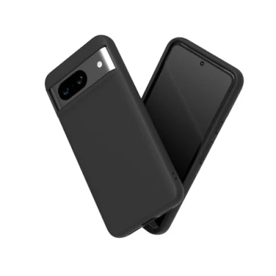 Immagine di RhinoShield Case Compatible with [Pixel 8] SolidSuit Shock Absorbent Slim Design Protective Cover Premium Matte Finish 3.5M / 11ft Drop Protection Classic Black