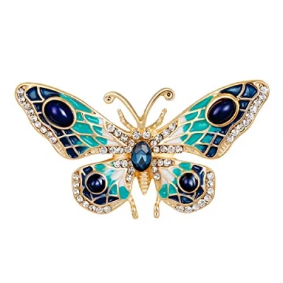 Immagine di Mecool Spilla a Farfalla Palace Retro Pin Corsage Badge per Donna e Ragazza