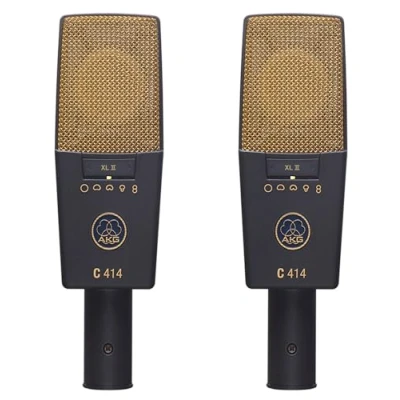 Immagine di AKG C414 XLII Stereo Set 2 Microfoni a condensatore da studio largo