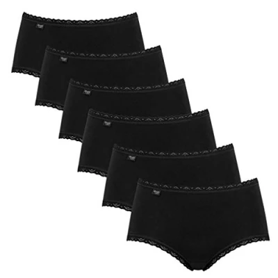 Immagine di Sloggi 24/7 Cotton Lace Midi C3P Slip, 6 x nero., 50