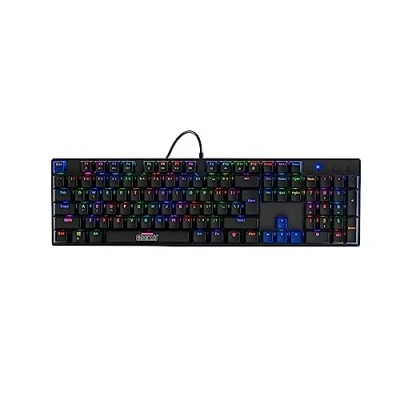 Immagine di Celly, Tastiera con Filo Phantom Linea Sparco, Meccanica Gaming Full size Layout USA, Retroilluminazione Rainbow, Modalità Anti ghosting, Luci RGB 18 di Illuminazione, Plug&amp;Play
