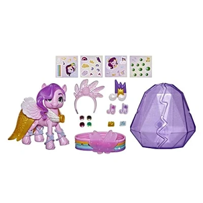 Immagine di My Little Pony: A New Generation Braccialetto dell&#039;amicizia con cristalli di avventura Princess Petals, 7,5 cm, colore: Rosa