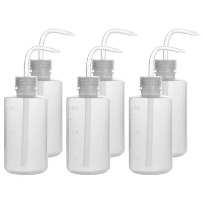 Immagine di stonylab 6 Pacchi 250 ml Bottiglie di Plastica da Spremere, in LDPE con Bocca Stretta, Squeeze Wash Bottle
