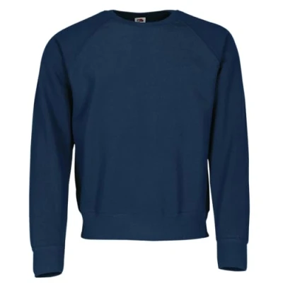 Immagine di Fruit of the Loom Felpa classica Raglan + sacchetto di stoffa MyShirt, blu navy, XL