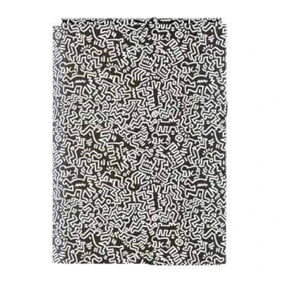Immagine di Grupo Erik: Cartellina rigida Keith Haring Cartella portadocumenti A4 espandibile, 34 x 24,5 cm, a 3 lembi con elastico, Cartelletta Porta Documenti in cartone, arte