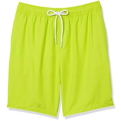 Immagine di Amazon Essentials Boxer da Bagno 22,86 cm ad Asciugatura Rapida dalla Vestibilità Comoda colori fuori produzione Uomo, Verde Lime, S