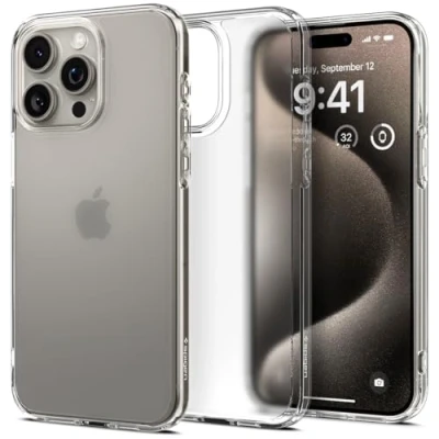 Immagine di Spigen Cover Ultra Hybrid Compatibile con iPhone 15 Pro Max Frost Clear