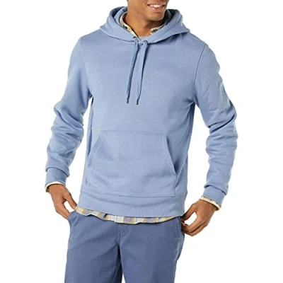 Immagine di Amazon Essentials Felpa con Cappuccio in Pile (Disponibile nelle Taglie Big &amp; Tall) Uomo, Blu Ghiaccio, XS