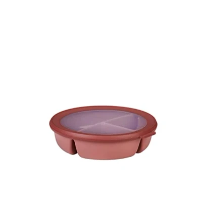 Immagine di Mepal Scodella bento bowl Cirqula Contenitore box per frigo, freezer e microonde 3 scomparti separare gli alimenti la preparazione dei pasti Vivid mauve