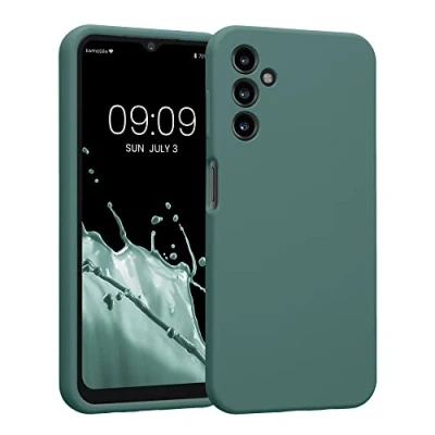Immagine di kwmobile Custodia Compatibile con Samsung Galaxy A14 5G Cover Back Case per Smartphone in Silicone TPU Protezione Gommata Artic Night