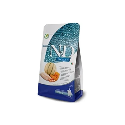 Immagine di N&amp;D OCEAN CAT COD, SHRIMP, PUMPKIN AND CANTALOUPE MELON KITTEN 5 KG