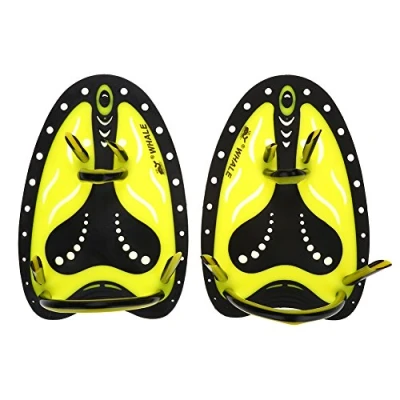 Immagine di Nuoto Paddle per allenamento, Adulti Bambini mano 1 paio allenamento Immersioni Pinne a Pinna da Webbed Attrezzatura sub Snorkeling