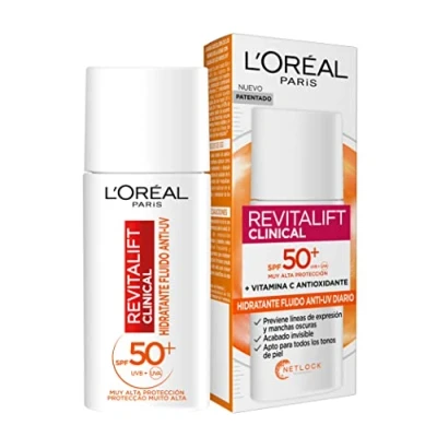 Immagine di L&#039;Oréal Revitalift Clinical Vitamin C UV Fluid SPF 50+ 50 ml