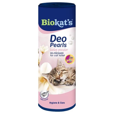 Immagine di Biokat&#039;s Deo Pearls Spring Complemento lettiera con profumo per agglomerati freschi e solidi nella toilette del gatto 1 tubi (1 x 700 g)