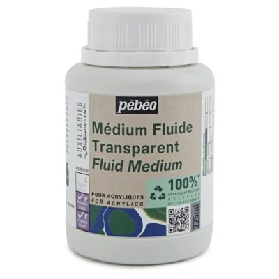 Immagine di Pébéo Medium Fluide Studio Green Trasparente 225 ml