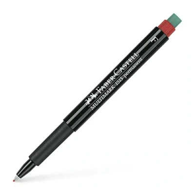 Immagine di Faber Castell, pennarello, linea: Multimark F, indelebile permanent rot