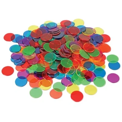 Immagine di Learning Resources Dischetti trasparenti (6 colori)