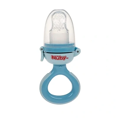 Immagine di Nuby The Nibbler Mordicchio di silicone senza BPA azzurro 6m+