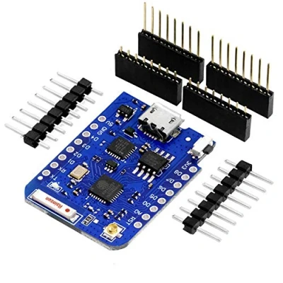 Immagine di AZDelivery D1 Mini Pro ESP8266 ESP 8266EX CP2104 Scheda di Sviluppo WiFi compatibile con Arduino incluso un E Book!