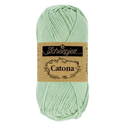 Immagine di Scheepjes 402 Argento Verde Catona Filato 1x50g