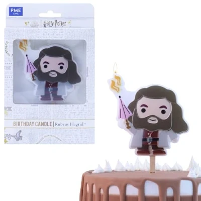 Immagine di PME Harry Potter Candelina personaggio con Rubeus Hagrid, per compleanni