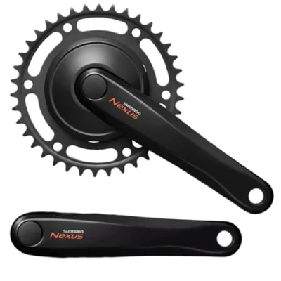 Immagine di SHIMANO Nexus FC C6000 Guarnitura a 38 denti, colore: Nero
