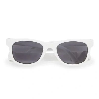 Immagine di Dooky Santorini Blue Occhiali da sole per bambini, protezione bambini e neonati, UVA UVB, lenti infrangibili con fascia regolabile rimovibile, colore: Bianco
