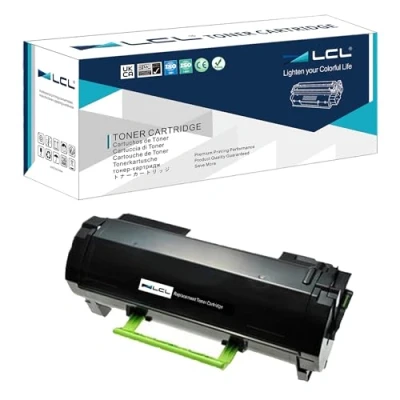 Immagine di LCL Cartucce di Toner Compatibile 522 52D2000 52D200E 522E (1Nero) Sostituzione per Lexmark MS710 MS710dn MS710n MS711 MS711dn MS810 MS810N MS810DN MS810DE MS810DTN MS811 MS811N MS811DN MS811DTN MS812