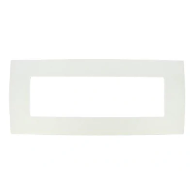 Immagine di Placche Compatibile Con Vimar Arke, Da 7 Moduli/Posti, Colore Bianco