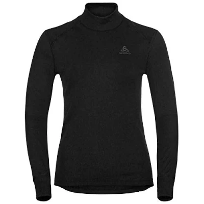 Immagine di ODLO BL Turtle NECK L/S Active WARM Maglietta intima black, Donna, Taglia: Large, Black