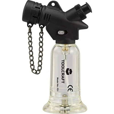 Immagine di TOOLCRAFT 1553648 Bruciatore a gas 1300 C 70 min incl. accenditore piezo