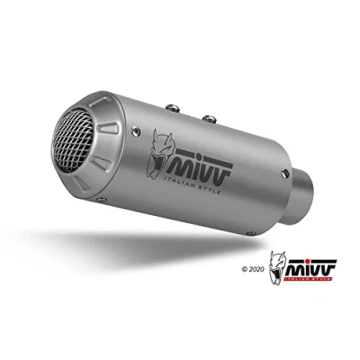 Immagine di MIVV SLIP ON STANDARD MK3 acciaio inox compatibile con KTM 125 DUKE ccm a partire dall&#039;anno di costruzione 21