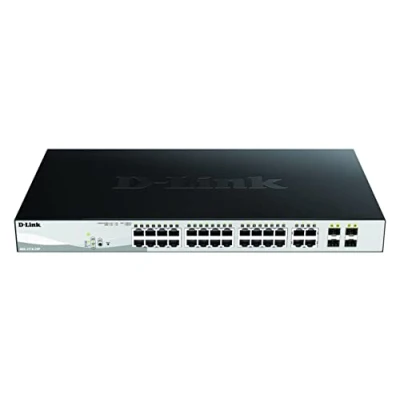 Immagine di D Link DGS 1210 28P/E Switch di rete RJ45/SFP 24+4 porte 56 GBit/s Funzione PoE