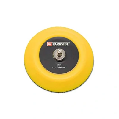 Immagine di Piatto lucidante con attacco in velcro di ricambio per lucidatura, adatto lucidatrice Parkside LIDL PAAP 12 B2 IAN 341740 e 338173