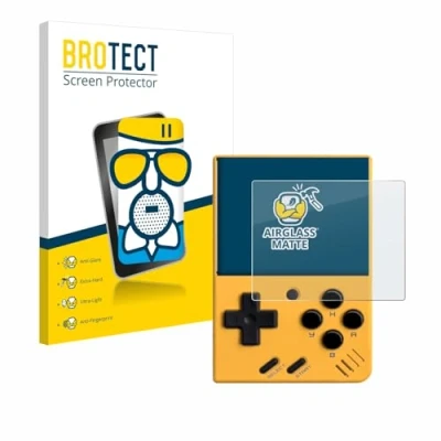Immagine di brotect Pellicola Vetro Opaca per Miyoo Mini V4 Protezione Schermo [Anti Riflesso, Durezza 9H]