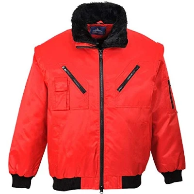 Immagine di Portwest PJ10RER4XL Giacca Pilot 3 in 1, Rosso, XXXXL