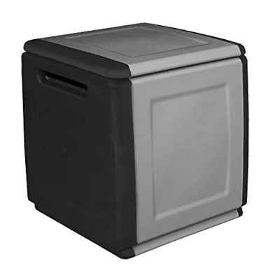 Immagine di Art Plast CB1/N/S Cube Baule Portatutto, Grigio/Nero