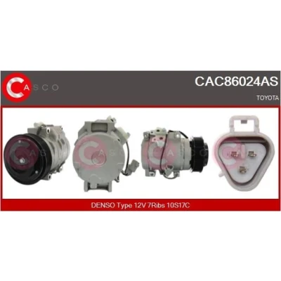 Immagine di CASCO CAC88000AS Compressore Aria Condizionata CR 14 12V R134a ISUZU: D Max 1 Pickup