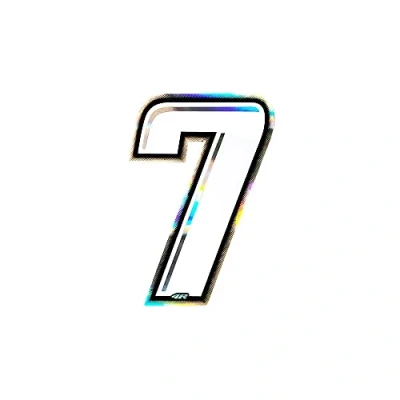 Immagine di 4R Quattroerre.it 13257 Numero Racing 7, Bianco