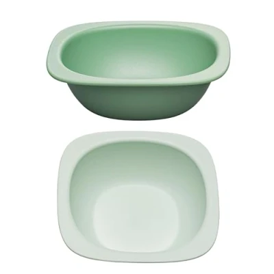 Immagine di nip Green Eco Baby Set di 2 ciotole per porridge a partire da 4 mesi, infrangibili, adatte al microonde e alla lavastoviglie, perfette l&#039;inizio dei servizi, senza BPA, melammina,