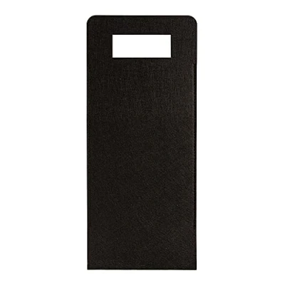 Immagine di Ideen mit Herz Borsa per bottiglie in feltro, 17 cm x 40 cm, con manico, colore nero