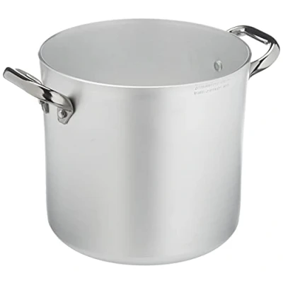 Immagine di Pentole Agnelli ALMA10320 Pentola Alta con Due Maniglie Inox, Argento, 20 cm, 1 Pezzo