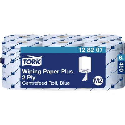 Immagine di Panni in carta multiuso blu M2 TORK 128207