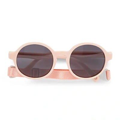 Immagine di Dooky Fiji Occhiali da sole rotondi per bambine e bambini, protezione UVA UV B, lenti infrangibili con cinturino regolabile rimovibile, colore: Rosa