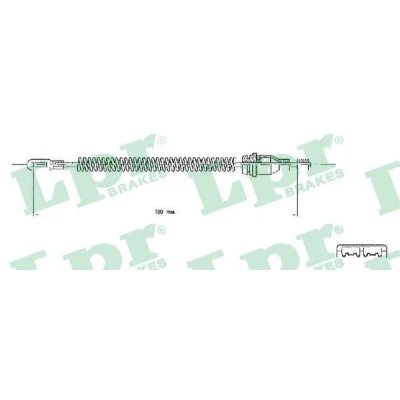 Immagine di LPR C0543B Cavo Freno 182 A tamburo OPEL: Astra H Hatchback, GTC, Zafira