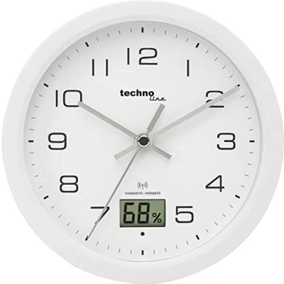 Immagine di Technoline WT3100 Resistente all&#039;umidità, Bianco, 170 mm x 57
