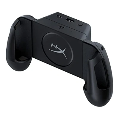 Immagine di HyperX ChargePlay Clutch, Caricabatterie magnetico compatibile con Smartphone, Batteria al Litio removibile, da 3.000 mAh, Cavo USB C, Certificato Qi, Indicatori LED, Nero