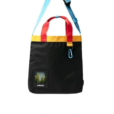 Immagine di Polaroid Recycled Ripstop Tote Nero/Multicolore